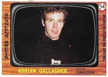 1967 Scanlens VFL #54 Adrian Gallagher Front